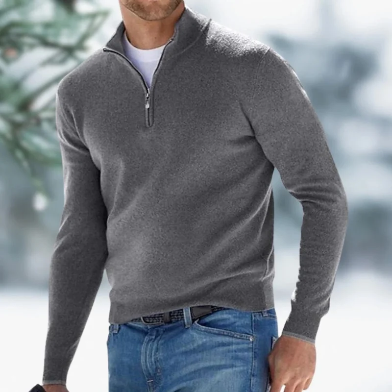 Felix | Herren Pullover mit Viertel Zip