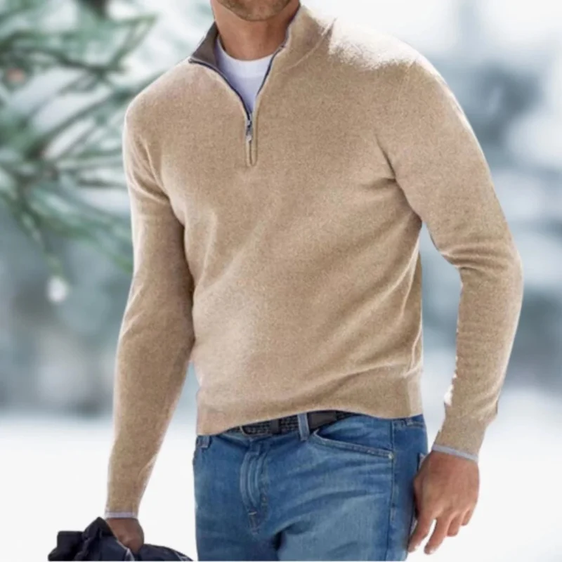 Felix | Herren Pullover mit Viertel Zip