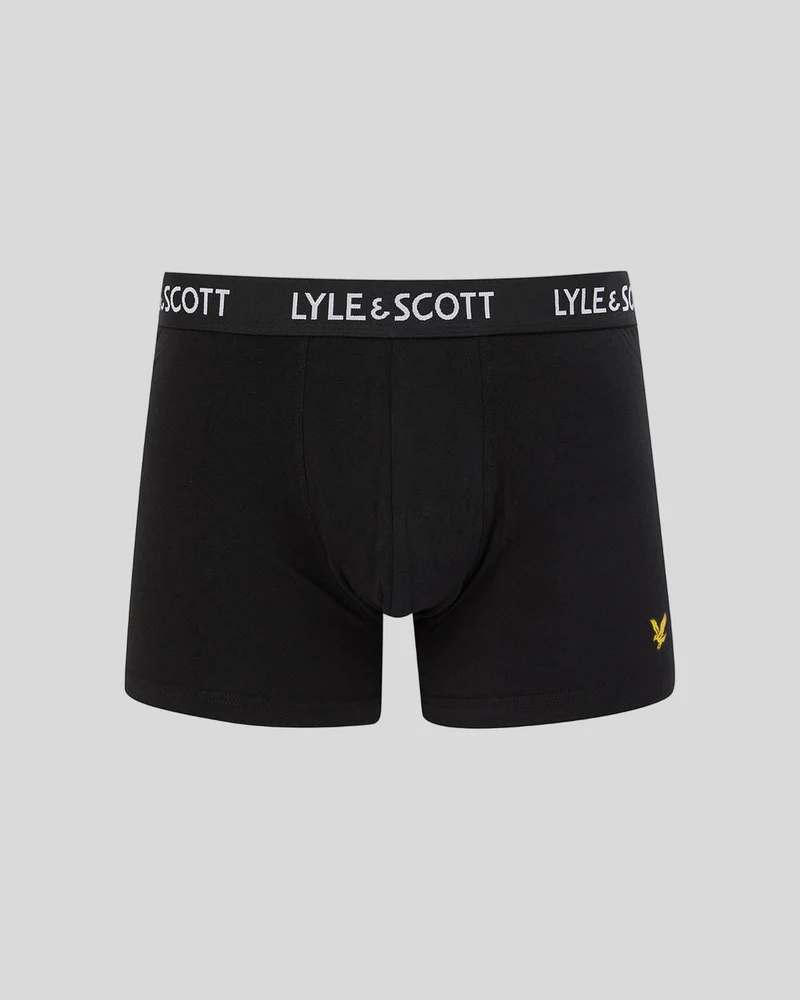 Lyle & Scott Miller Herren-Badehosen | 5er-Pack | Schwarz