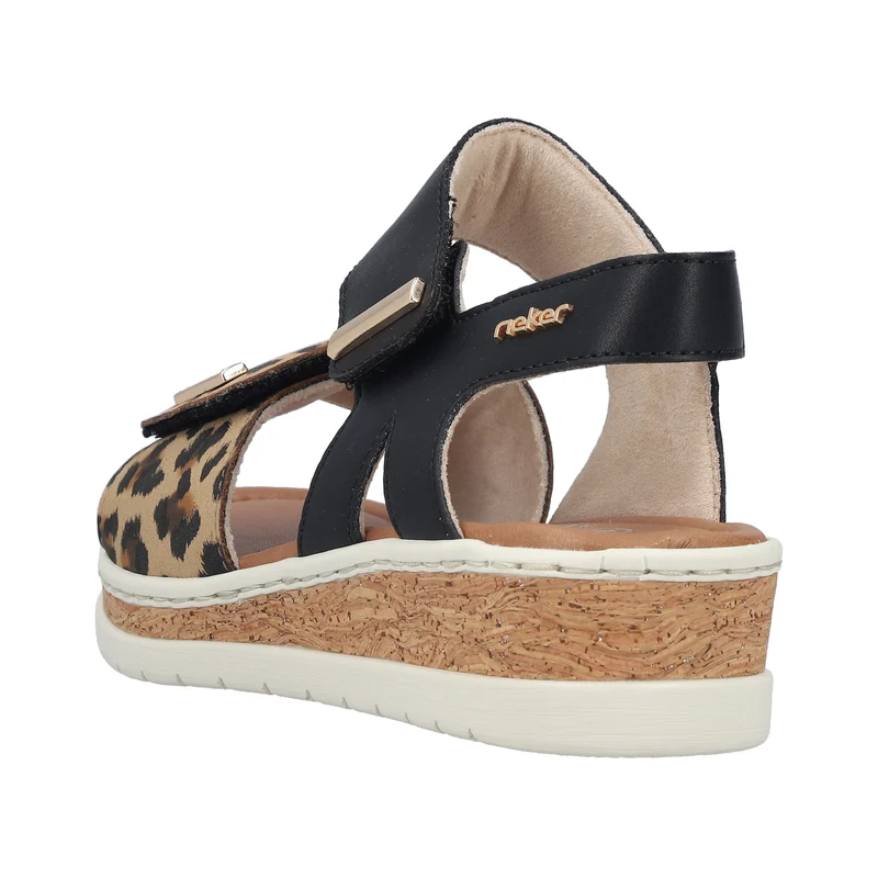 Rieker Damen-Sandalen | Schwarz