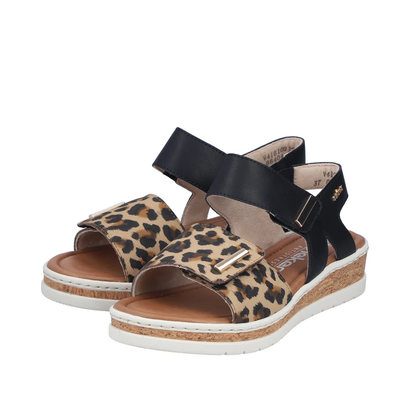 Rieker Damen-Sandalen | Schwarz