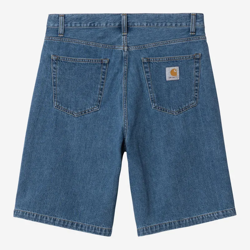 Carhartt WIP Landon Denim-Shorts für Herren | Blau, Heavy Stone Wash