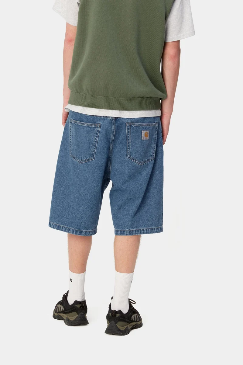 Carhartt WIP Landon Denim-Shorts für Herren | Blau, Heavy Stone Wash