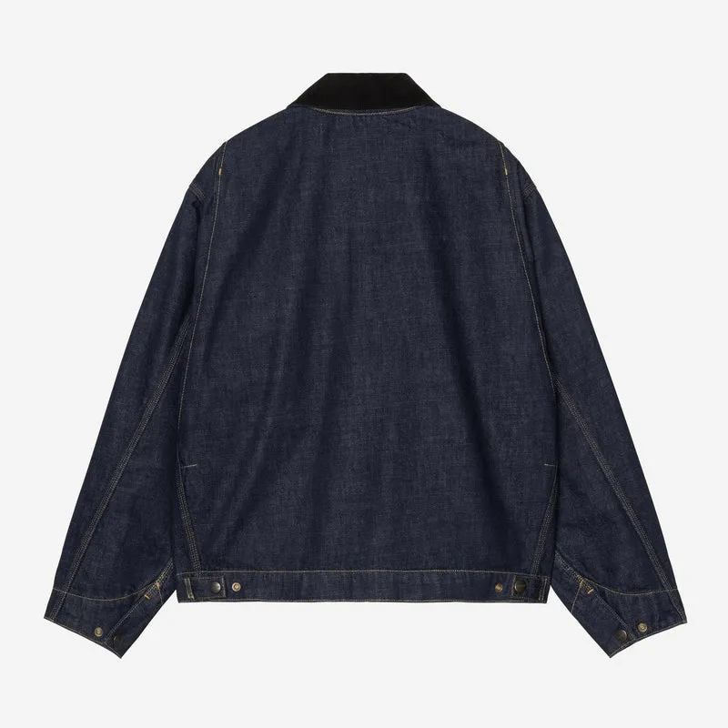 Carhartt WIP Herren OG Detroit Jacke | Blau-Schwarz gewaschen