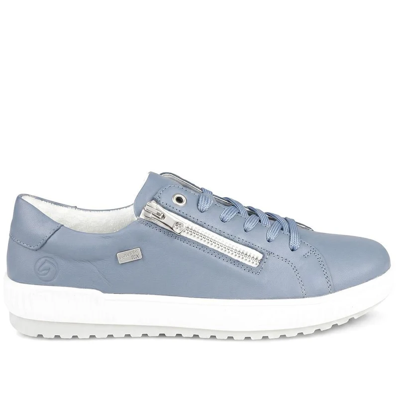Remonte Leather Shower Resistant Trainers - DRS43504 / 328 687 - Denim