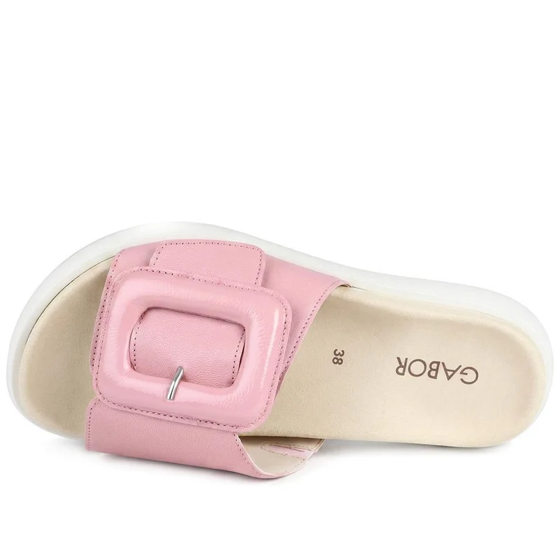 Gabor Faux Buckle Adjustable Fasten Sandals - GABC43510 / 330 408 - Pink