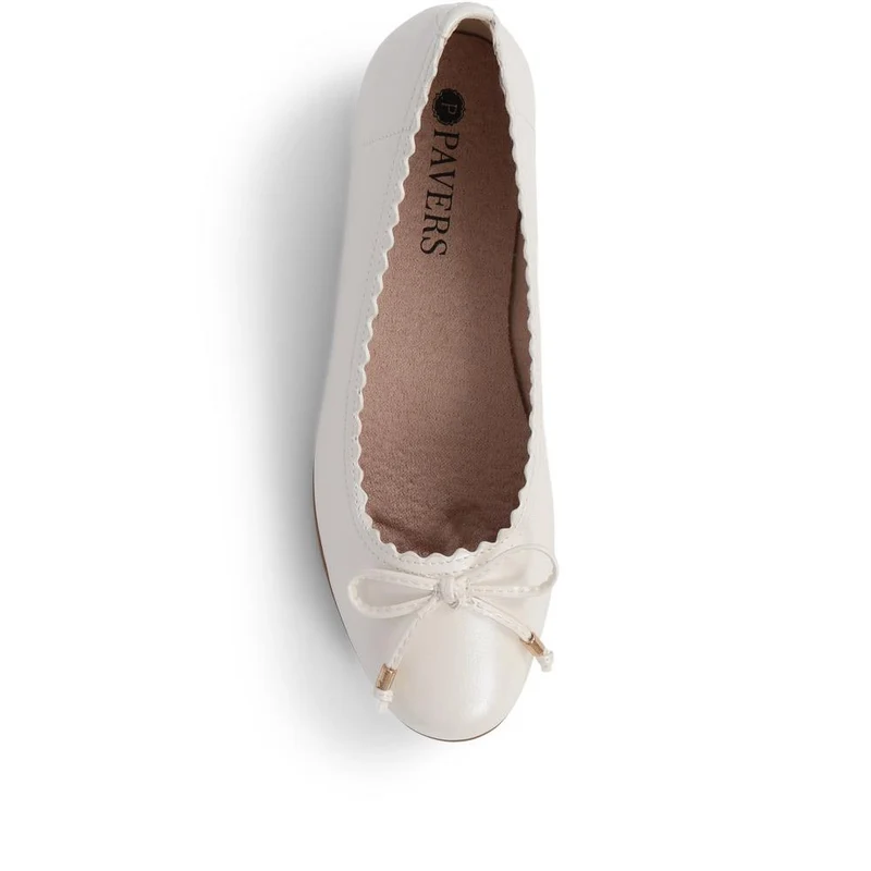 Flat Ballet Pumps - WBINS39088 / 325 162 - Pearl