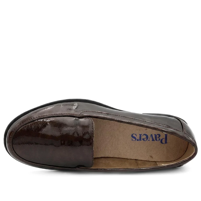 Smart Block Heel Loafers - WBINS44015 / 329 754 - Pewter