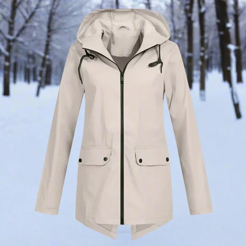 Marie | Damen Outdoor Regenjacke mit Kapuze