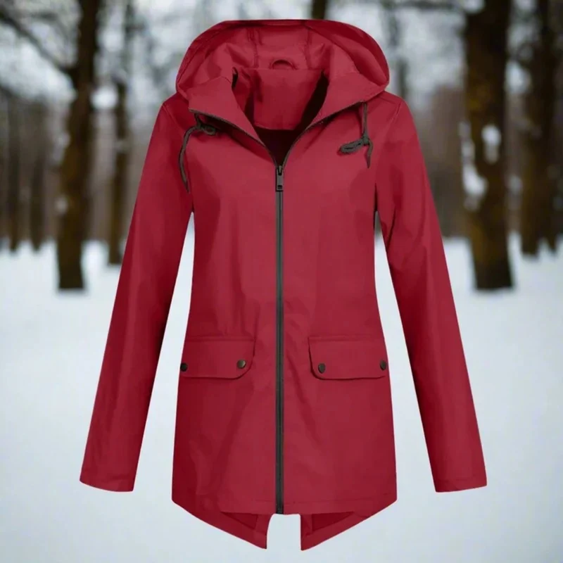 Marie | Damen Outdoor Regenjacke mit Kapuze