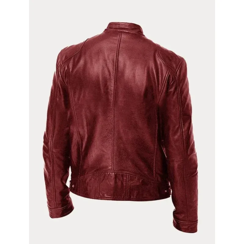 Heinrich | Herren Kunstleder Jacke für Herbst