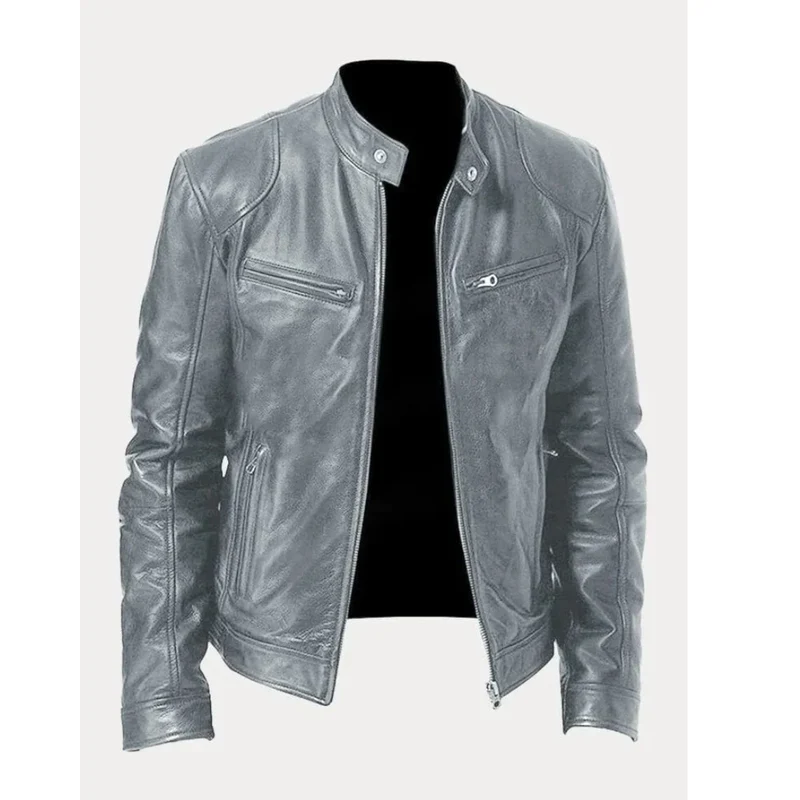 Heinrich | Herren Kunstleder Jacke für Herbst