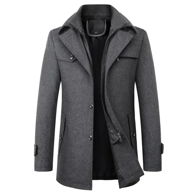 Bruno | Herren Elegante Winterjacke mit Kragen