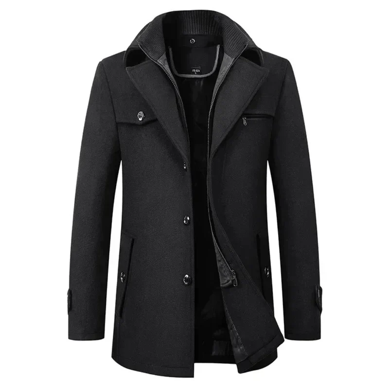 Bruno | Herren Elegante Winterjacke mit Kragen