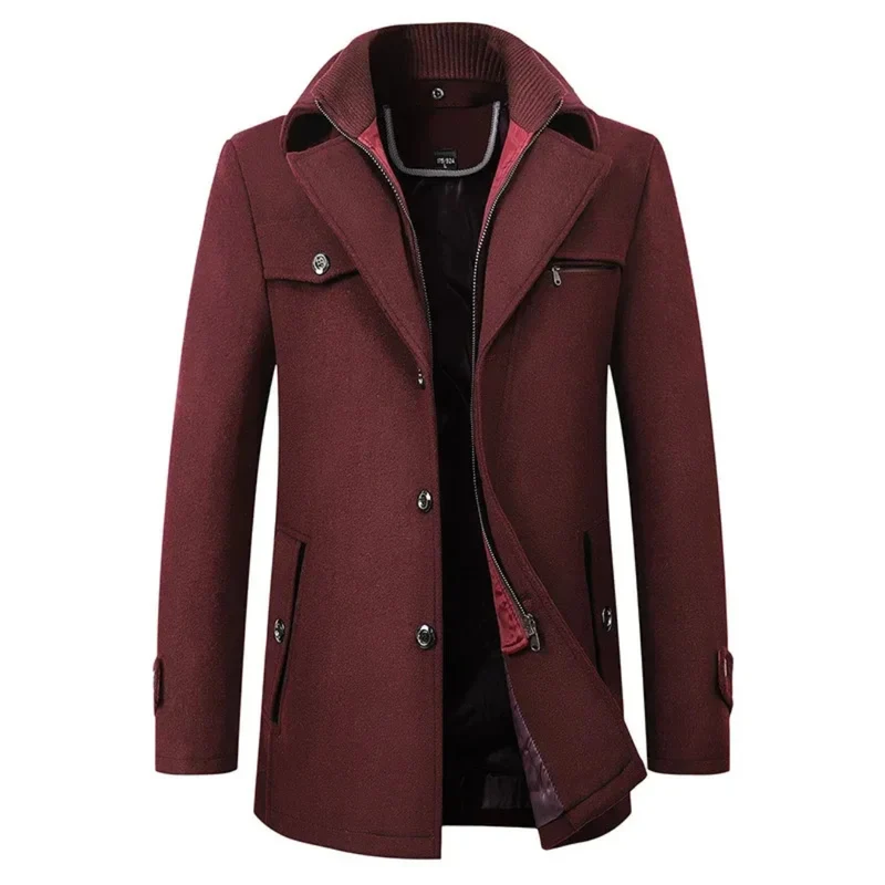 Bruno | Herren Elegante Winterjacke mit Kragen