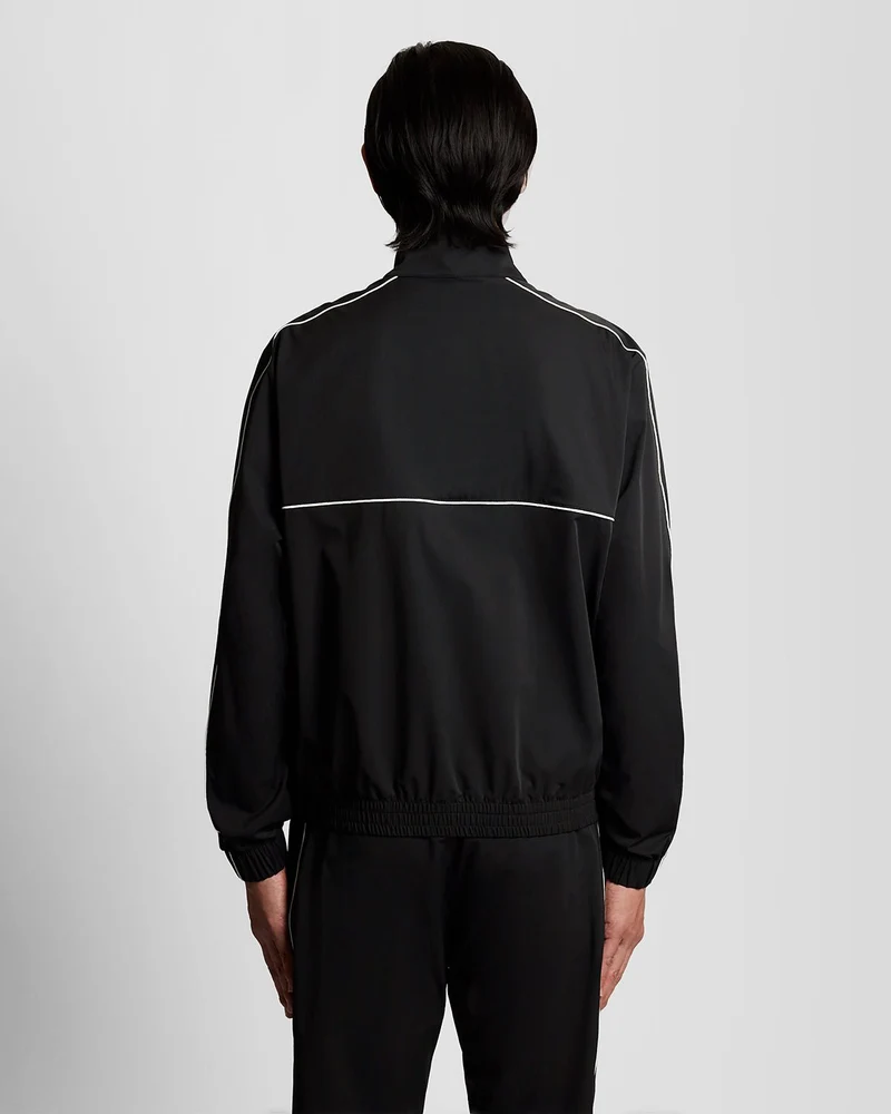Lyle & Scott Leichte Herren-Trainingsjacke | Tiefschwarz