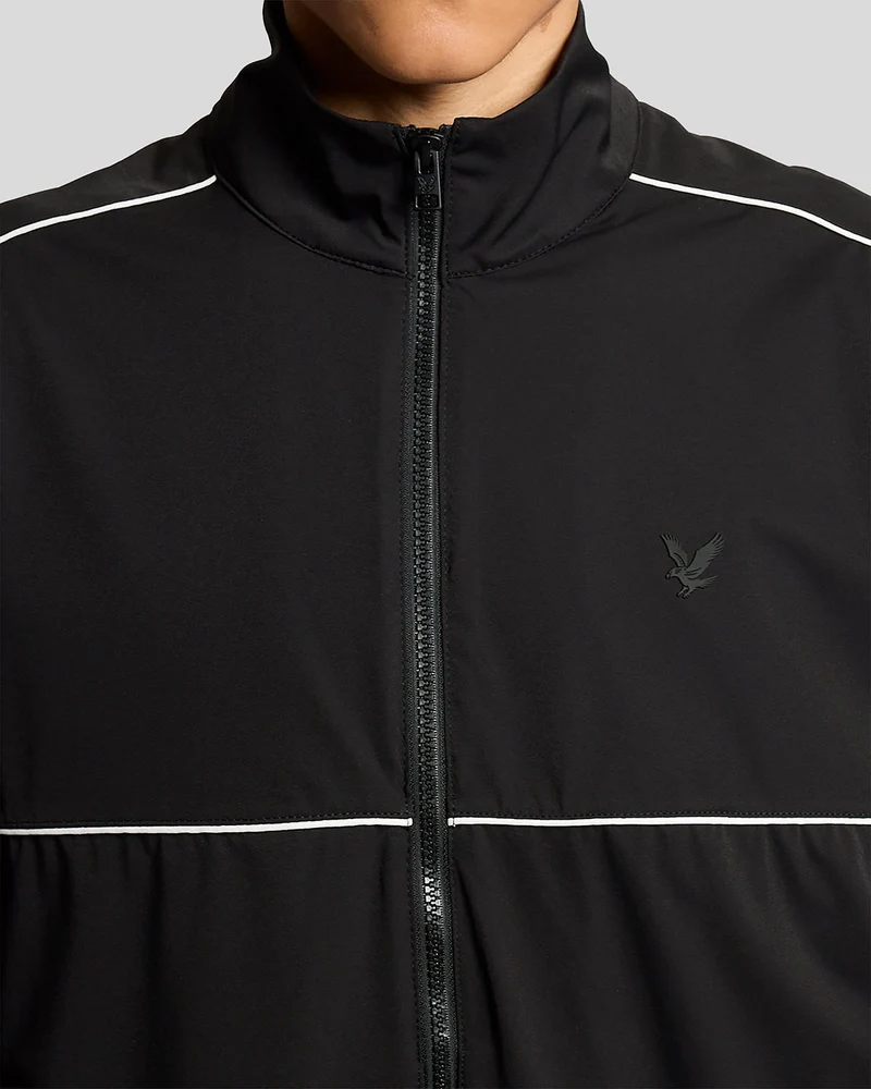 Lyle & Scott Leichte Herren-Trainingsjacke | Tiefschwarz