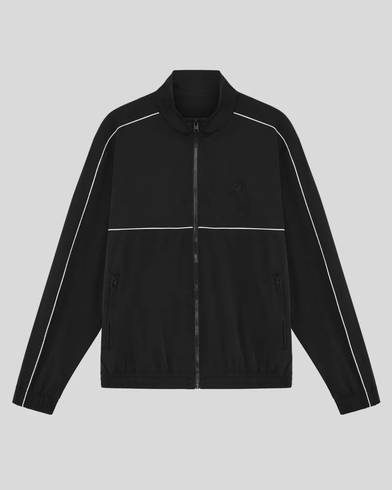 Lyle & Scott Leichte Herren-Trainingsjacke | Tiefschwarz