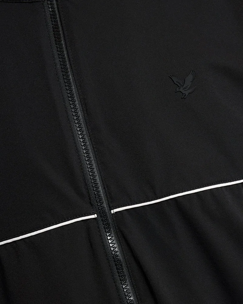 Lyle & Scott Leichte Herren-Trainingsjacke | Tiefschwarz