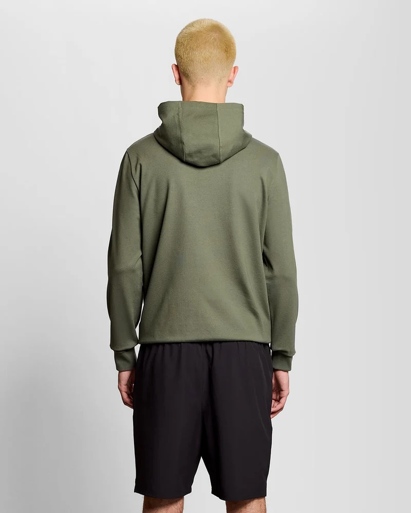 Lyle & Scott Leichter Sport-Hoodie für Herren | Kaktusgrün