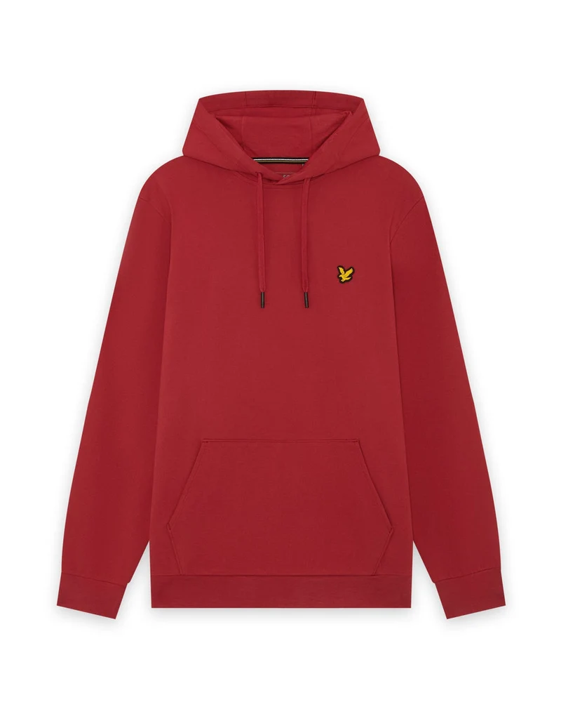 Lyle & Scott Leichter Sport-Hoodie für Herren | Granatrot