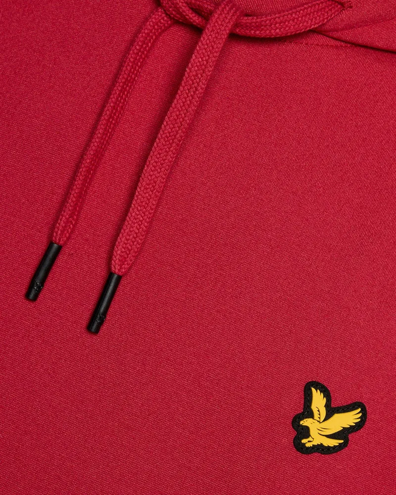 Lyle & Scott Leichter Sport-Hoodie für Herren | Granatrot