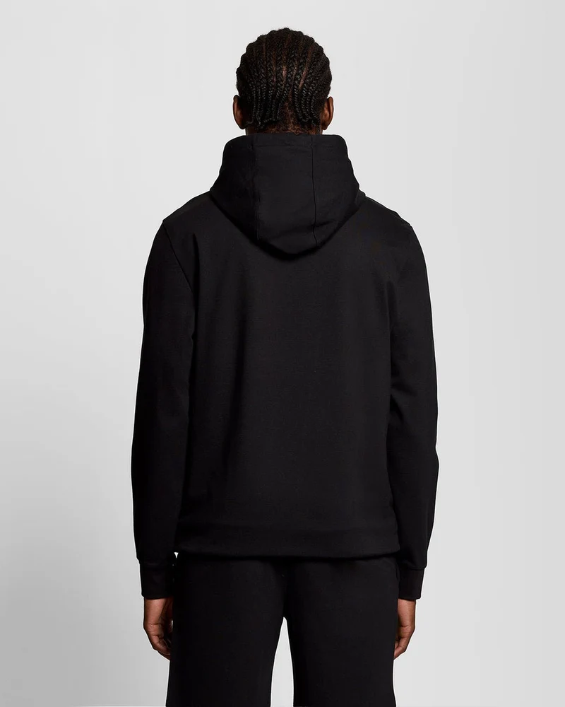 Lyle & Scott Leichter Sport-Hoodie für Herren | Tiefschwarz