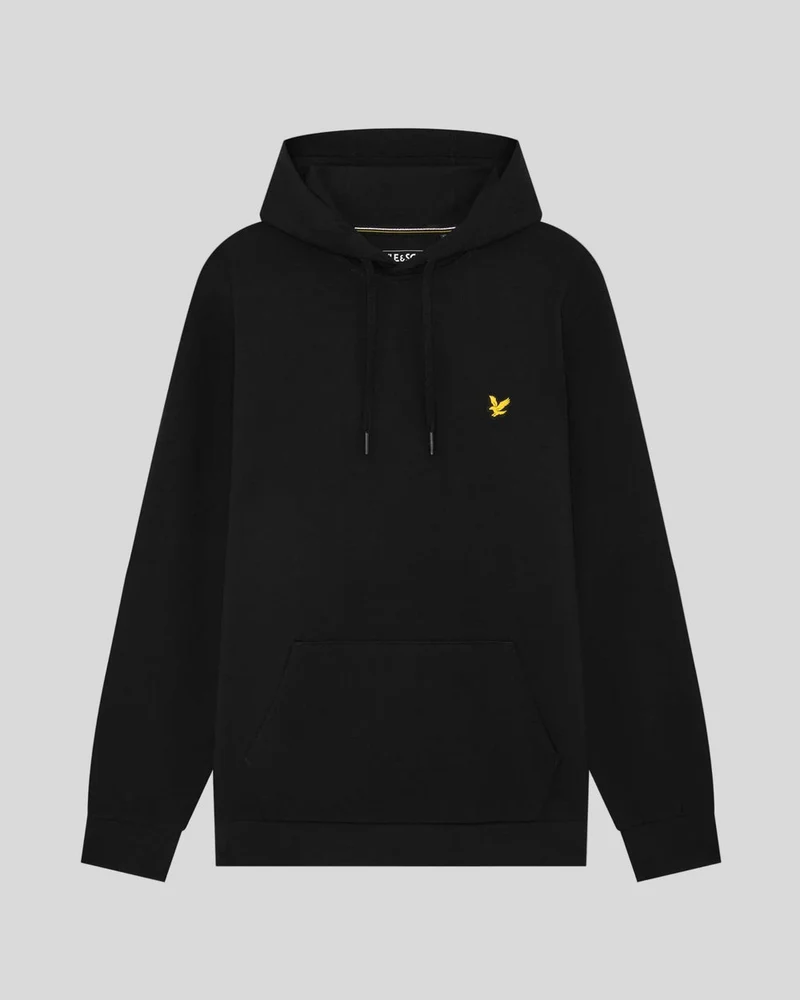 Lyle & Scott Leichter Sport-Hoodie für Herren | Tiefschwarz