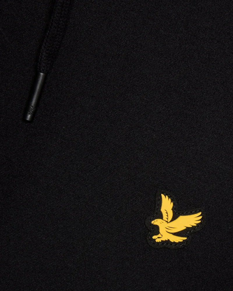 Lyle & Scott Leichter Sport-Hoodie für Herren | Tiefschwarz