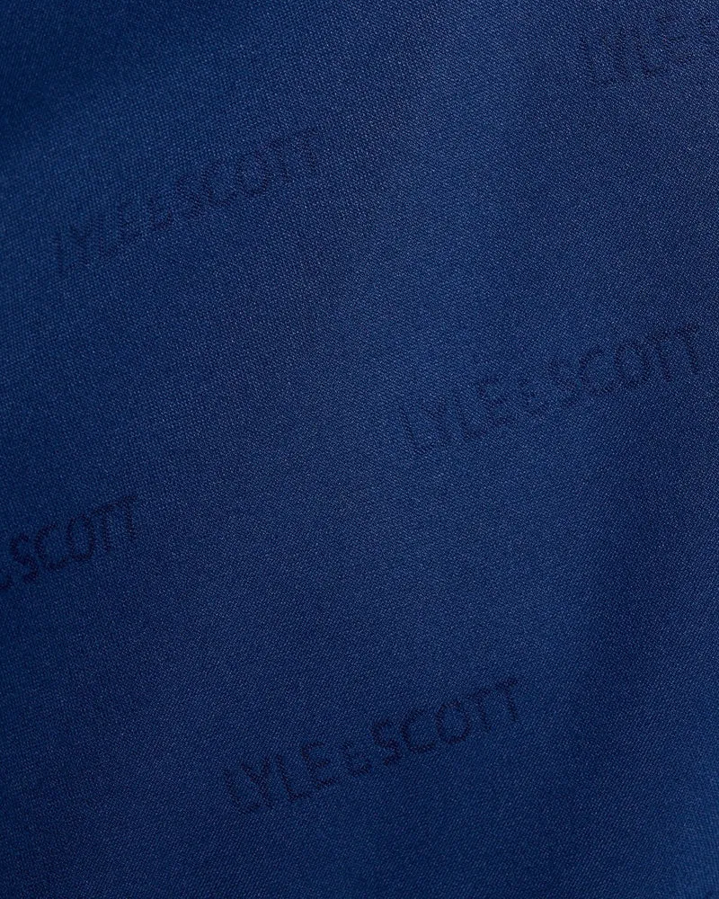 Lyle & Scott Herren-Sport-Fußballshorts mit geprägtem Logo | Marineblaue Pfingstrose