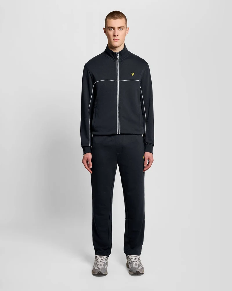 Lyle & Scott Herren-Trainingshose mit geradem Bein und Paspelierung | Dunkelblau
