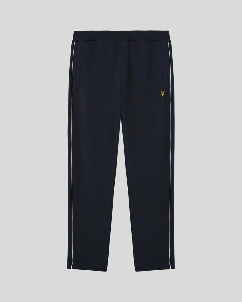 Lyle & Scott Herren-Trainingshose mit geradem Bein und Paspelierung | Dunkelblau