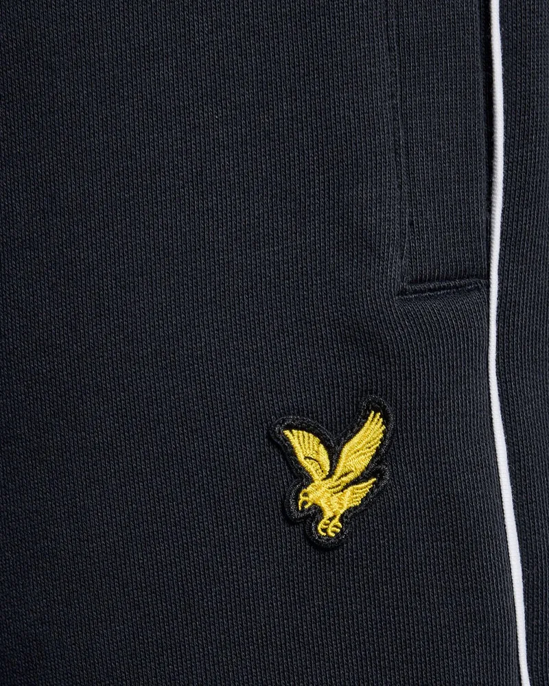 Lyle & Scott Herren-Trainingshose mit geradem Bein und Paspelierung | Dunkelblau