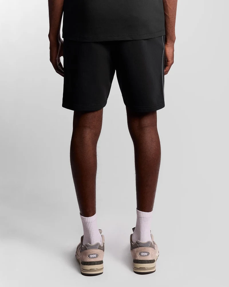 Lyle & Scott Sport-Tape-Shorts für Herren | Tiefschwarz