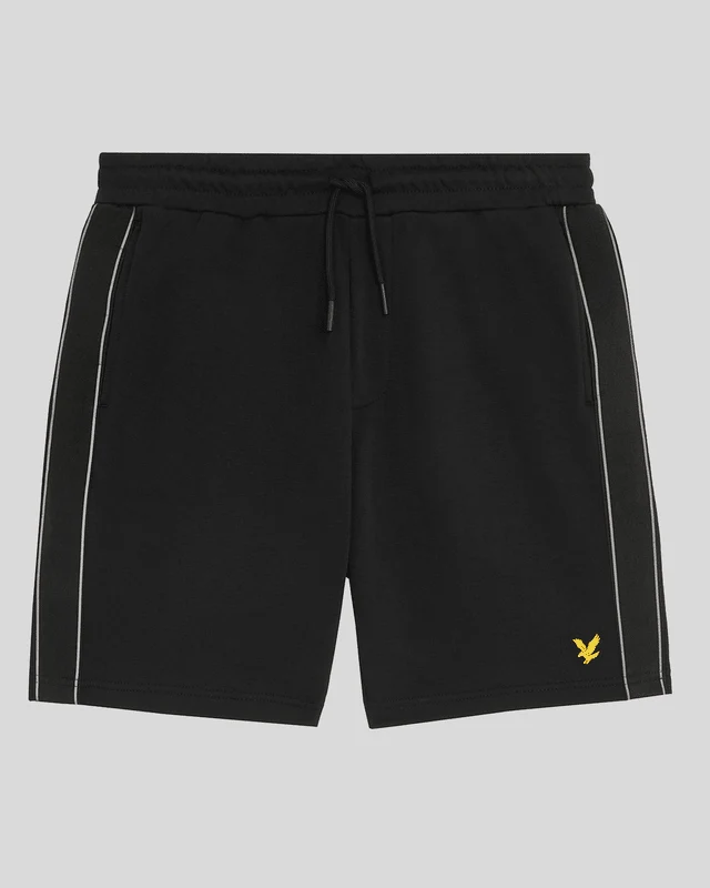 Lyle & Scott Sport-Tape-Shorts für Herren | Tiefschwarz