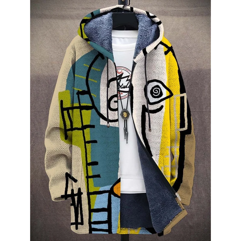 Leni | Damen Hoodie mit Reißverschluss und Print