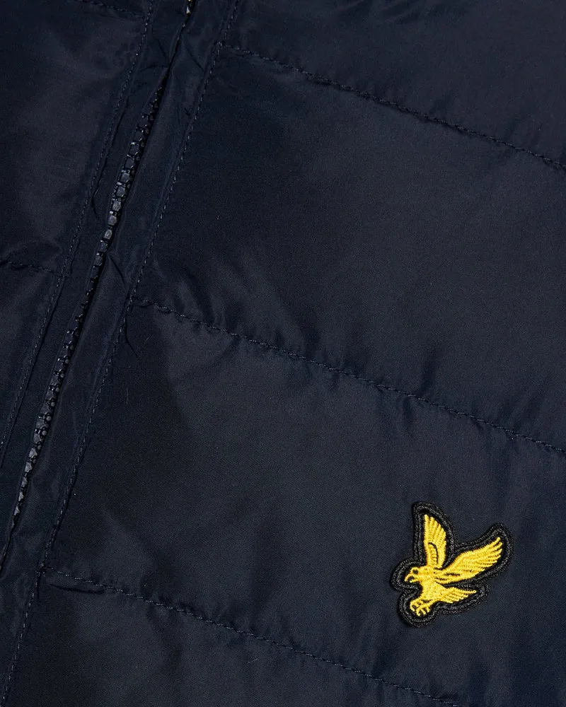 Lyle & Scott Herren-Steppjacke | Dunkelblau