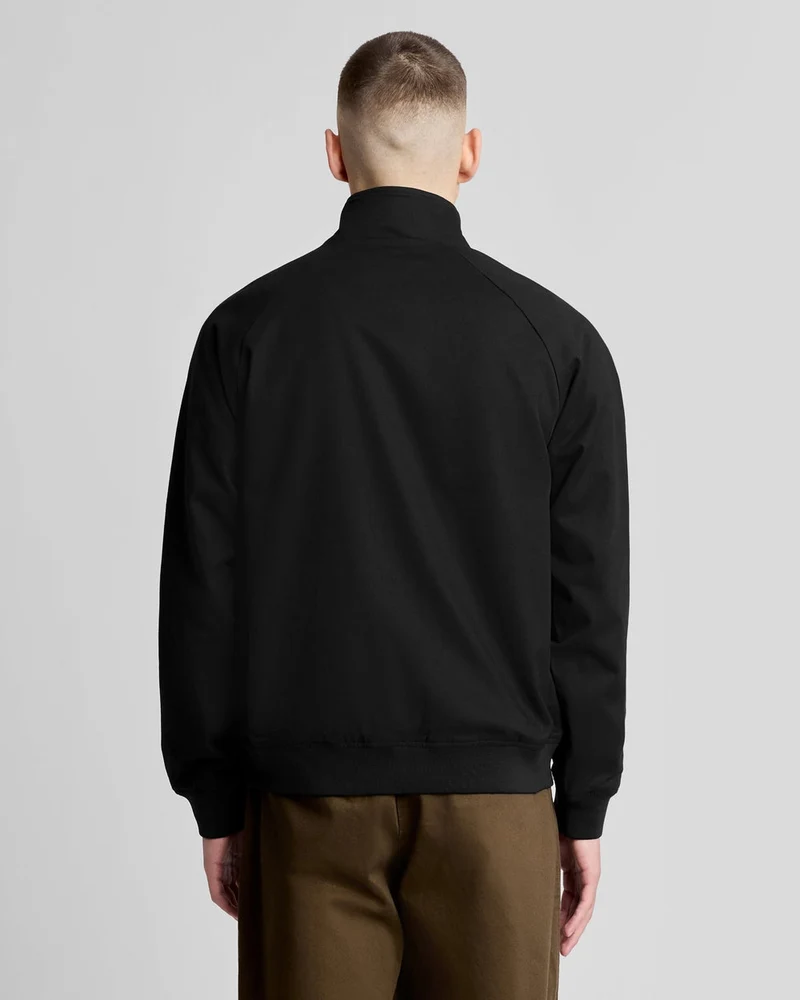 Lyle & Scott Herren-Harrington-Jacke aus Baumwolle | Tiefschwarz