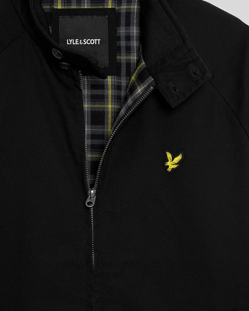 Lyle & Scott Herren-Harrington-Jacke aus Baumwolle | Tiefschwarz