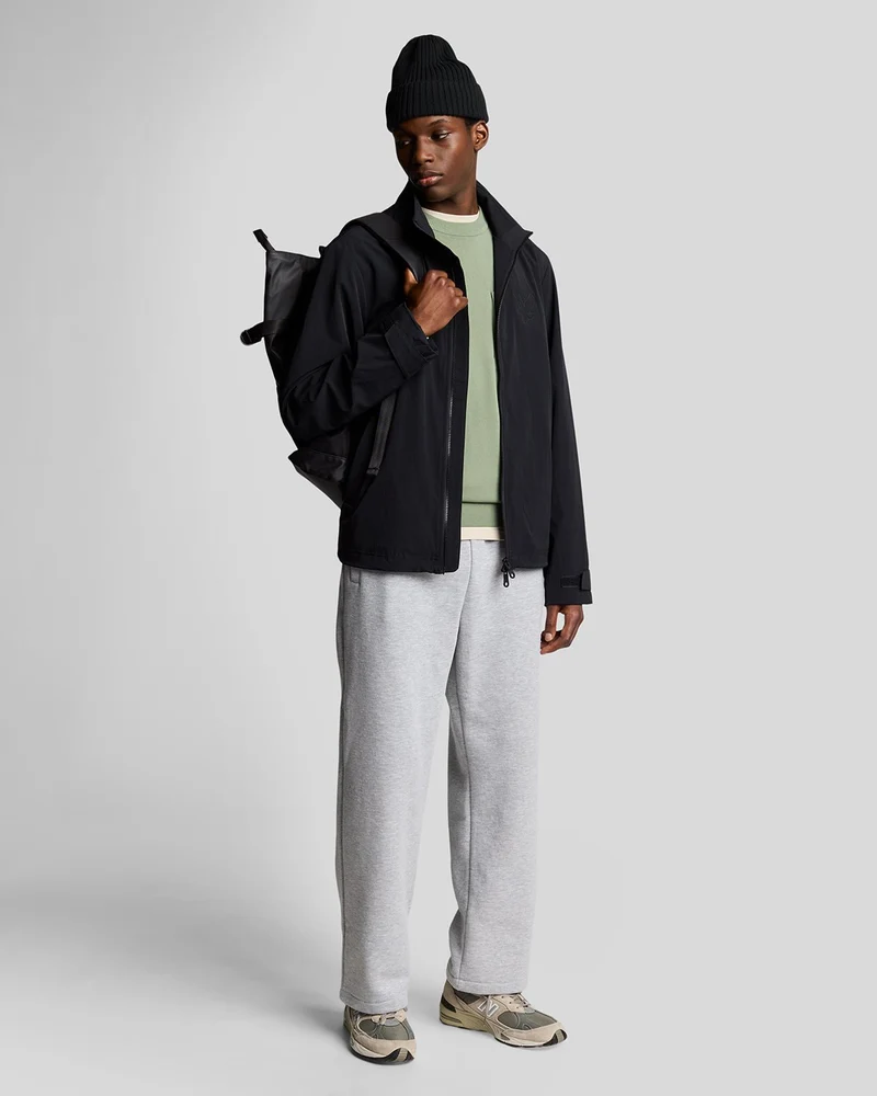 Lyle & Scott Keyline Windbreaker-Jacke für Herren | Tiefschwarz
