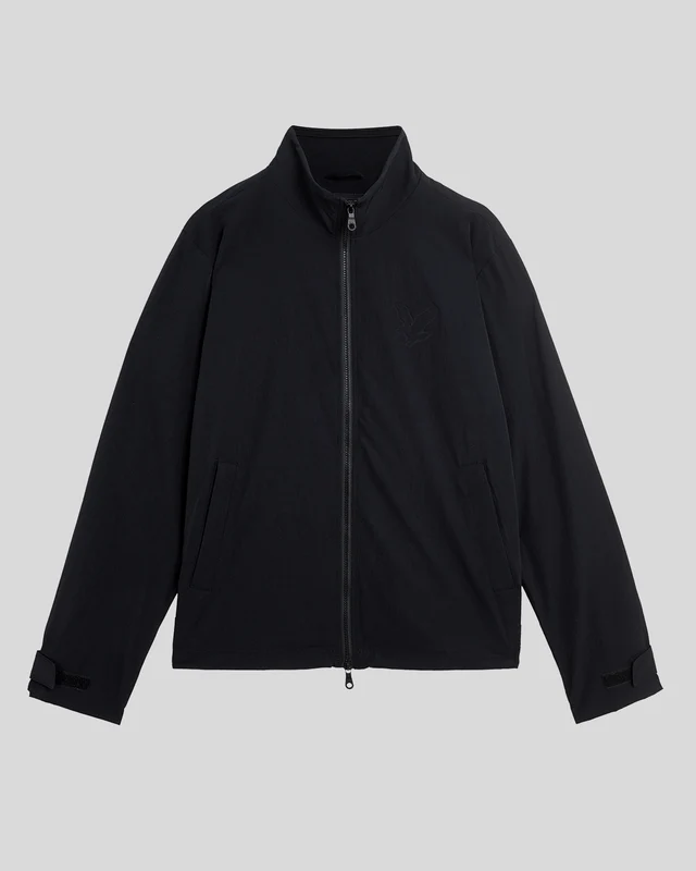 Lyle & Scott Keyline Windbreaker-Jacke für Herren | Tiefschwarz
