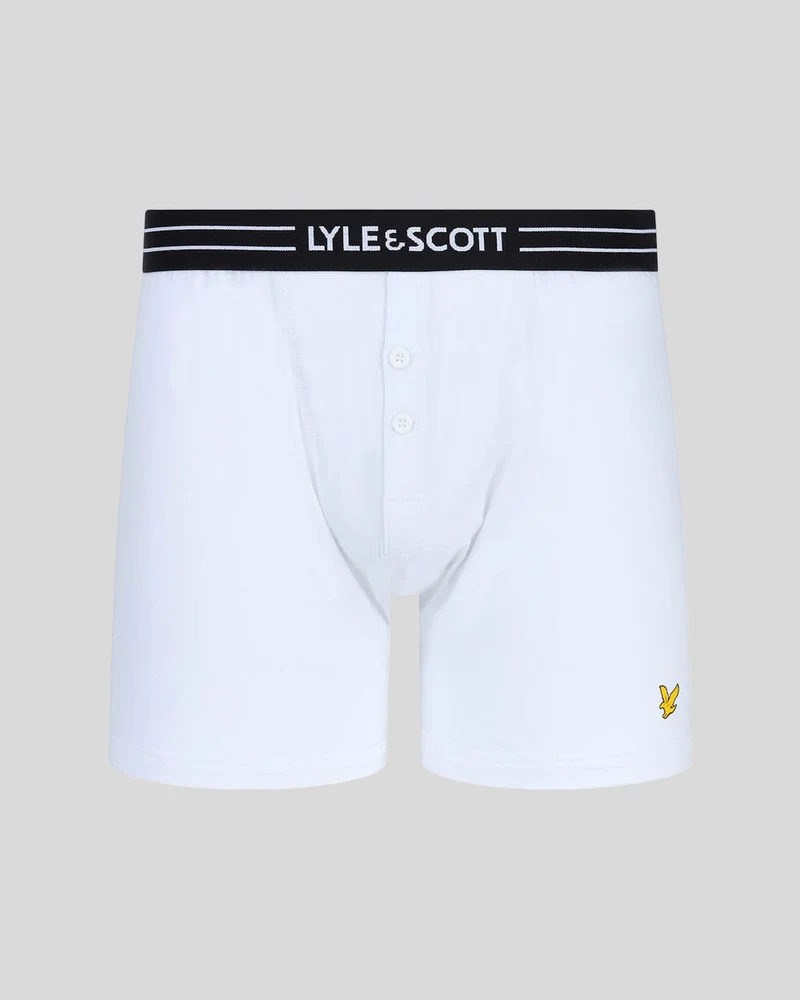 Lyle & Scott Lewis Herren-Trunks mit Knopfleiste | 3er-Pack | Gemischt