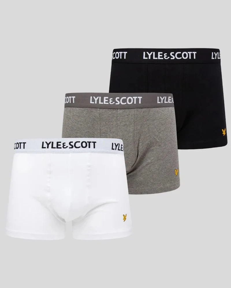 Lyle & Scott Barclay Herren-Badehosen | 3er-Pack | Gemischt