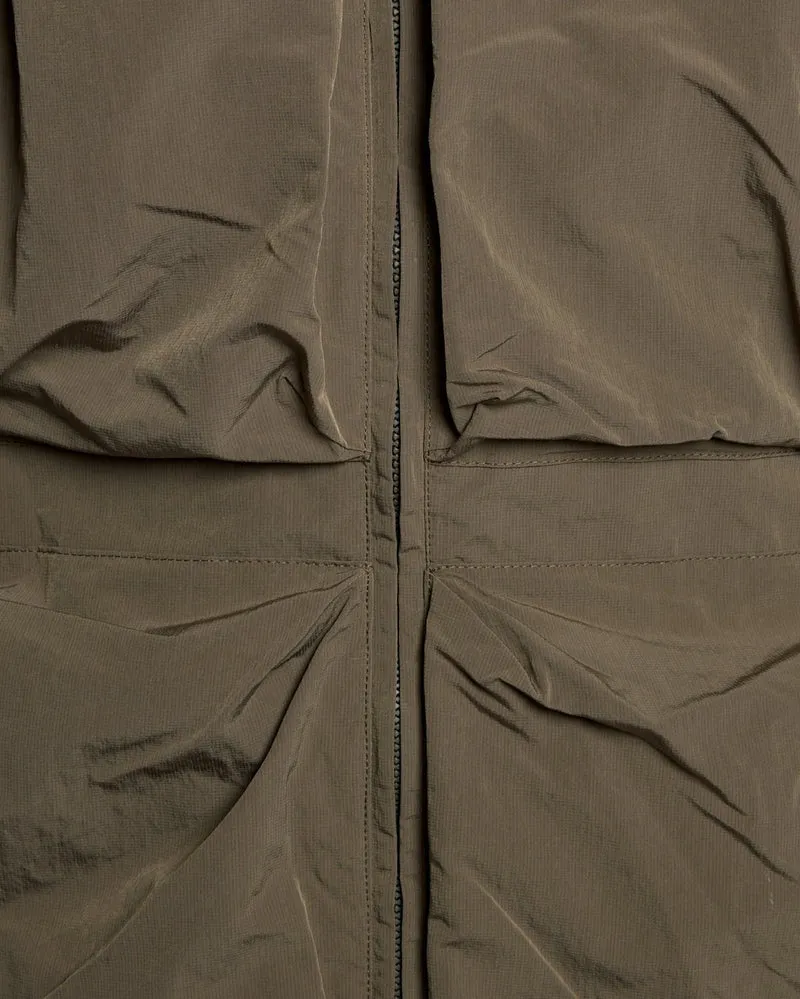 Lyle & Scott Leichte Herren-Windjacke | Khaki-Asch