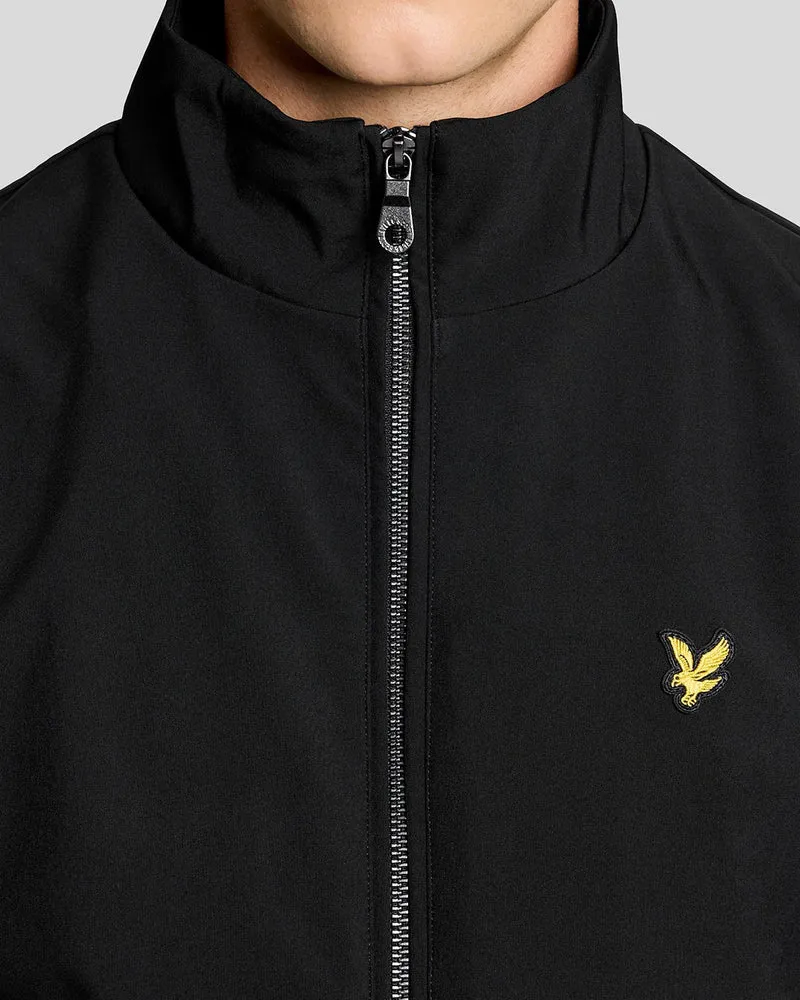 Lyle & Scott Softshelljacke für Herren mit Mesh-Rücken | Tiefschwarz