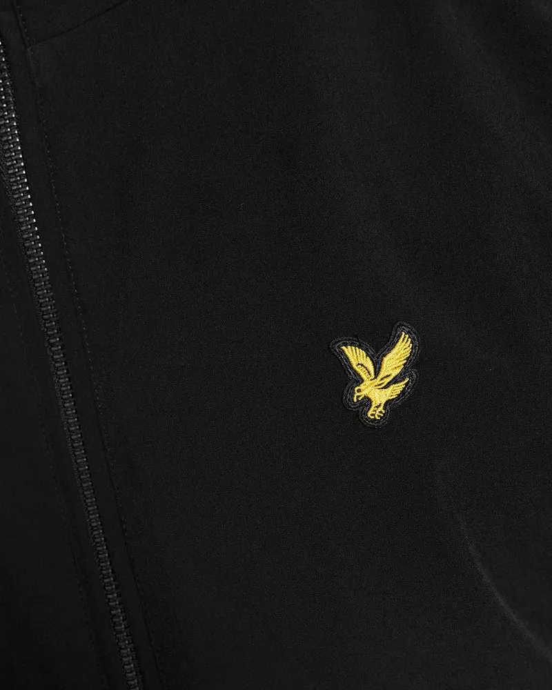 Lyle & Scott Softshelljacke für Herren mit Mesh-Rücken | Tiefschwarz