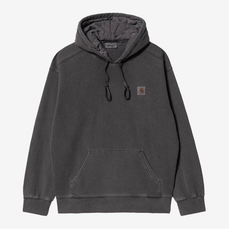 Carhartt WIP Nelson Sweatshirt für Herren | Schwarz, stückgefärbt