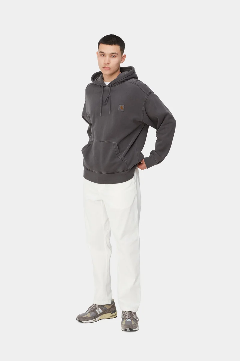 Carhartt WIP Nelson Sweatshirt für Herren | Schwarz, stückgefärbt