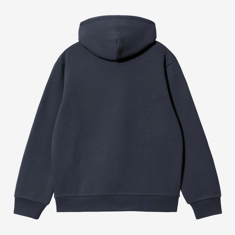 Carhartt WIP Herren Carhartt Hoodie | Tiefes Nachtblau / Zartes Grün