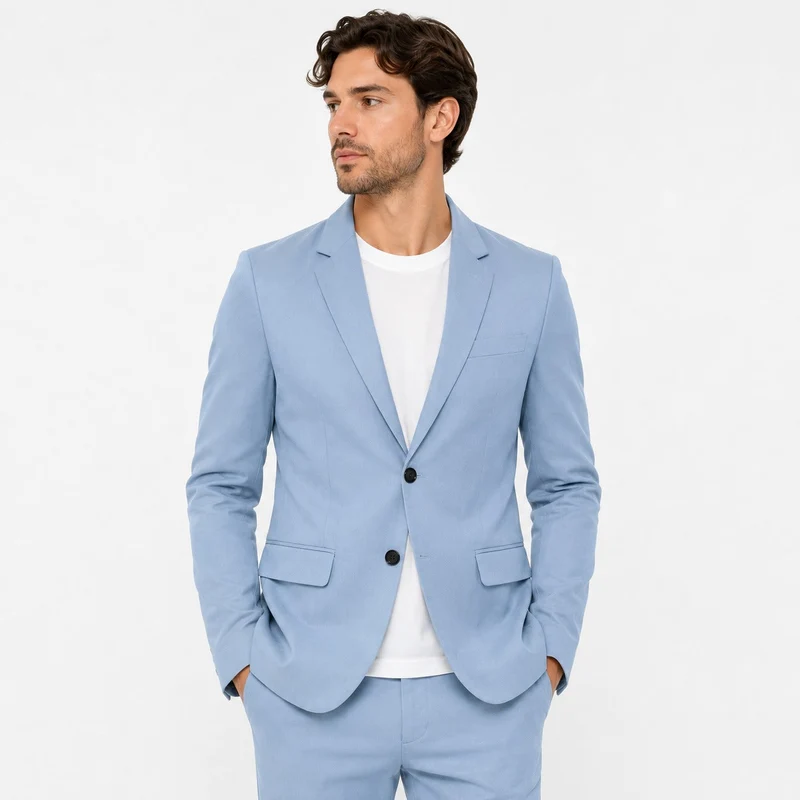 Noah | Herren Leichter Anzug Slim Fit Hochzeit